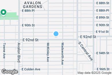 Map image of the property - 833 E 92nd St