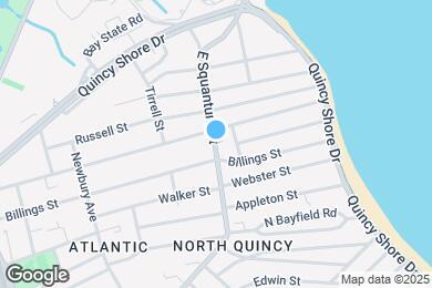 Map image of the property - 253 E Squantum St