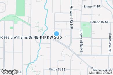 Map image of the property - 1896 Hosea L Williams Dr NE