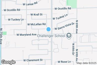 Map image of the property - 7102 W Maryland Ave
