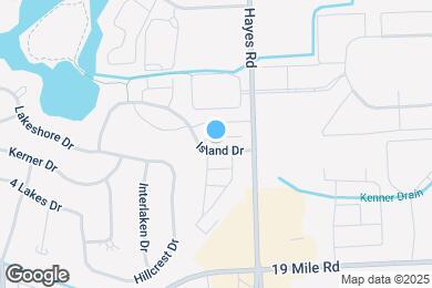 Map image of the property - 15107 Island Dr