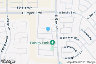 Map image of the property - 1674 W Corriente Dr
