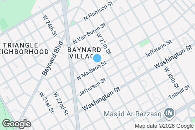 Map image of the property - 2519 N MADISON ST