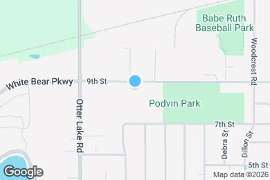 Map image of the property - Pineview Apartments - White Bear Lake
