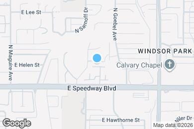 Map image of the property - 8449 E Agape Dr
