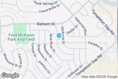 Map image of the property - 6025 Fossil Dr