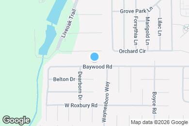 Map image of the property - 908 Baywood Rd
