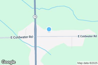 Map image of the property - 10069 E Coldwater Rd