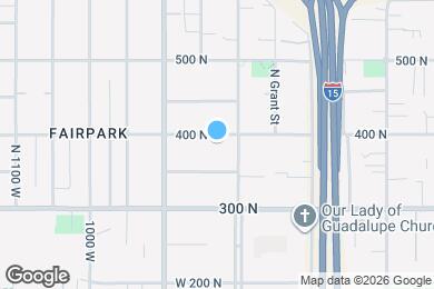 Map image of the property - 819 W 400 N