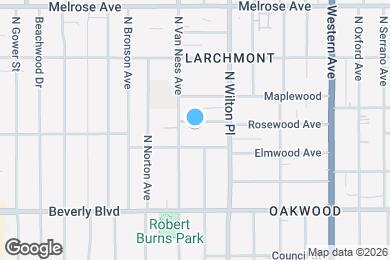Map image of the property - 5044 Rosewood Ave