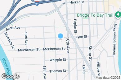 Map image of the property - 1422 Lyon St