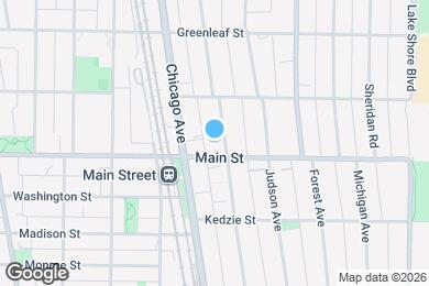 Map image of the property - 910 Hinman Ave