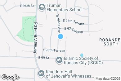 Map image of the property - 9809 Wallace Ave