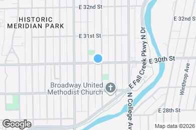 Map image of the property - 2960 N Park Ave