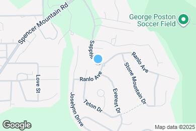 Map image of the property - 1052 Sapphire Dr