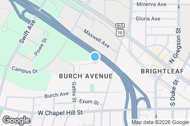 Map image of the property - 904 Rome Ave