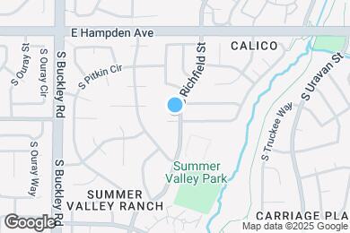 Map image of the property - 17293 E Kenyon Dr