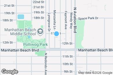 Map image of the property - 1400 Manzanita Ln