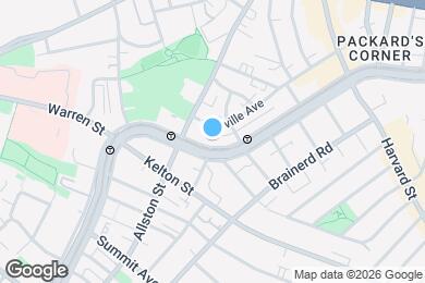 Map image of the property - 1367 Commonwealth Ave