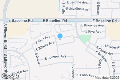 Map image of the property - 9541 E Keats Ave