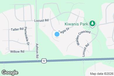 Map image of the property - 1836 Sunset Ln