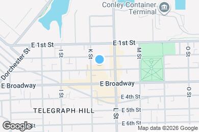 Map image of the property - 580 E 3rd St