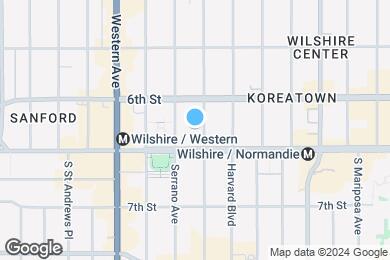 Map image of the property - Avana on Wilshire