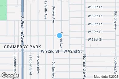 Map image of the property - 9111 Dalton Ave