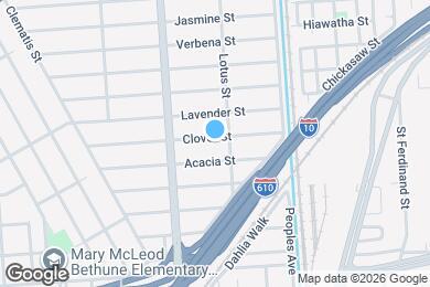 Map image of the property - 2666 Clover St