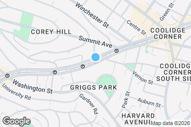 Map image of the property - 1461 Beacon St