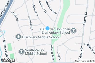 Map image of the property - 704 Melrose St