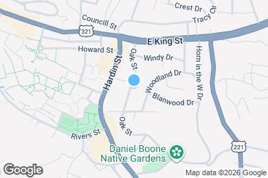 Map image of the property - 279 Oak St