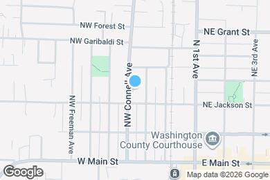 Map image of the property - 338 NW Connell Ave