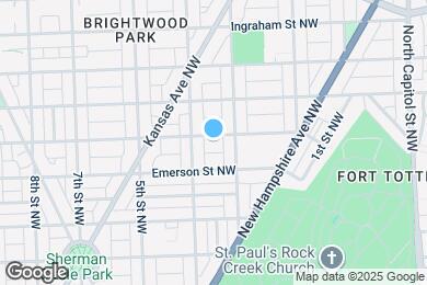 Map image of the property - 318 Farragut St NW