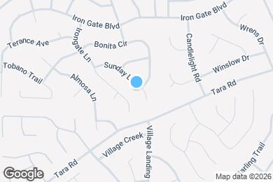 Map image of the property - 1185 Sunday Ln