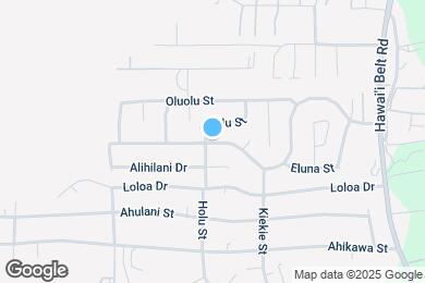 Map image of the property - 73-1117 Mahilani Dr
