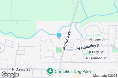 Map image of the property - 889 N 18th Ave