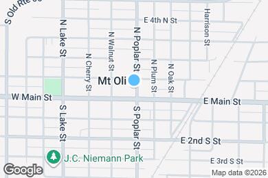 Map image of the property - 111 N Poplar St