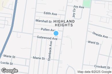 Map image of the property - 337 Gatewood Ave