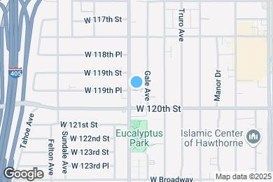 Map image of the property - 11934 S Inglewood Ave