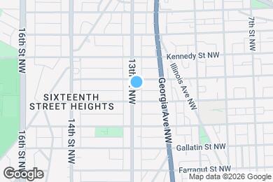Map image of the property - 5313 13th St NW