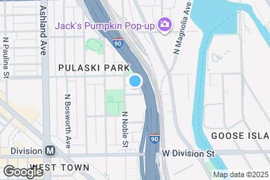 Map image of the property - 1360 W Evergreen Ave