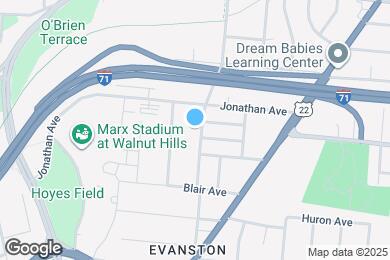 Map image of the property - 3453 Woodburn Ave