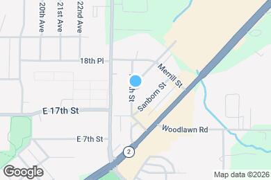 Map image of the property - 1718 North St