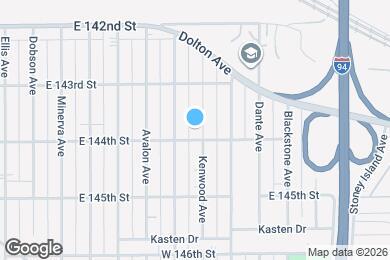 Map image of the property - 14340 Kenwood Ave