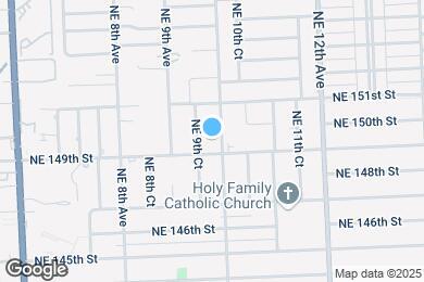Map image of the property - 14920 NE 10th Ave