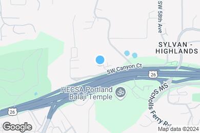 Map image of the property - Commons at Sylvan Canyon Apartments