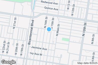 Map image of the property - 1215 N 15th St