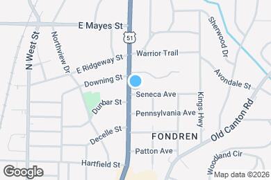 Map image of the property - 3704 N State St