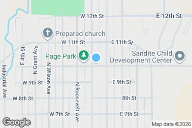 Map image of the property - 1001 N Garfield Ave